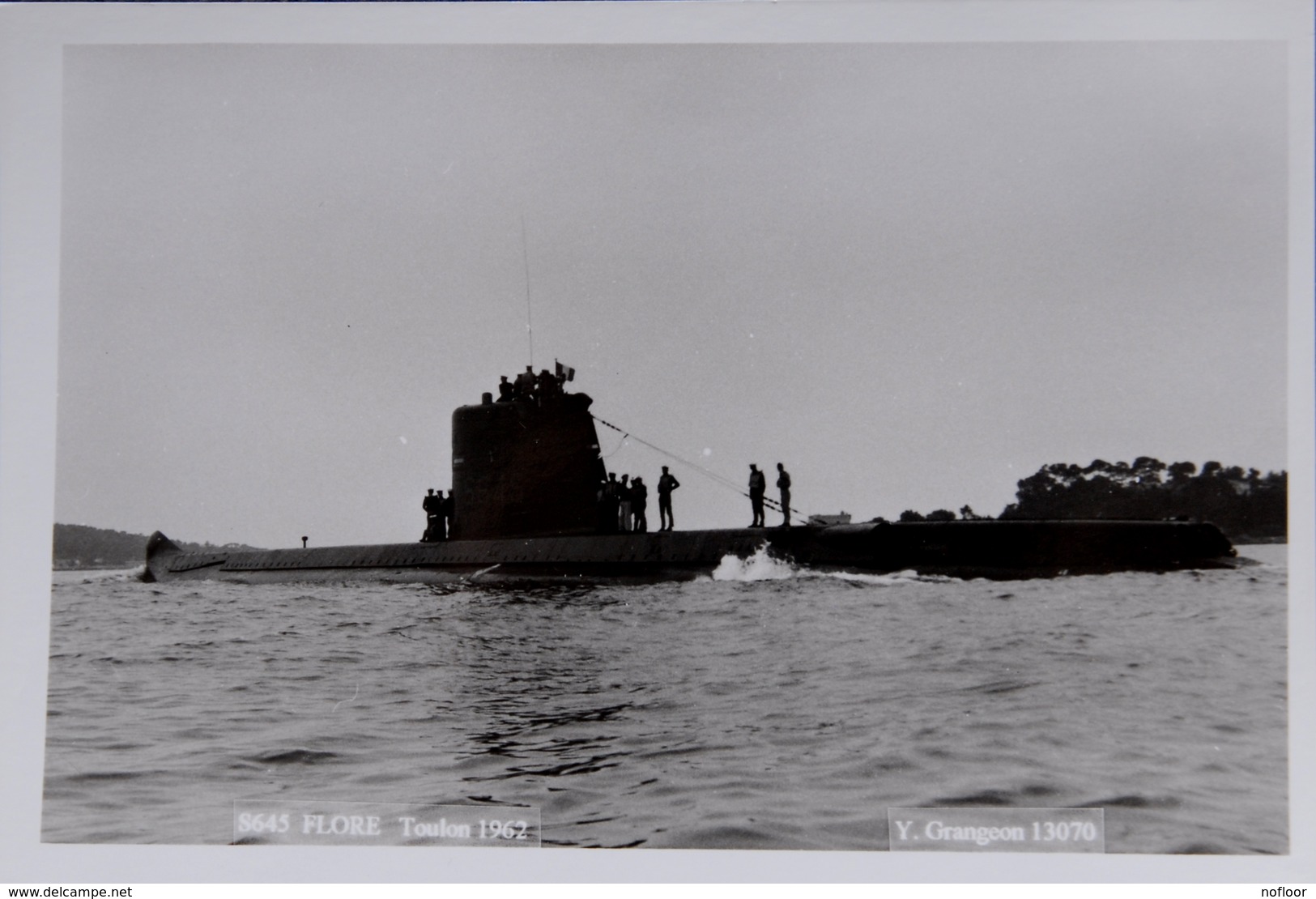 Lot De 4 Photos De Sous-marins Français (Roland Morillot, Flore, Agosta, Rubis) - Sottomarini