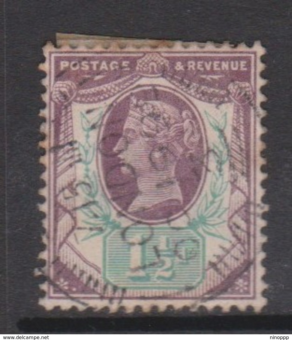 Great Britain SG 198 1887 Three Half Penny Dull Purple And Pale Green, Used - Used Stamps