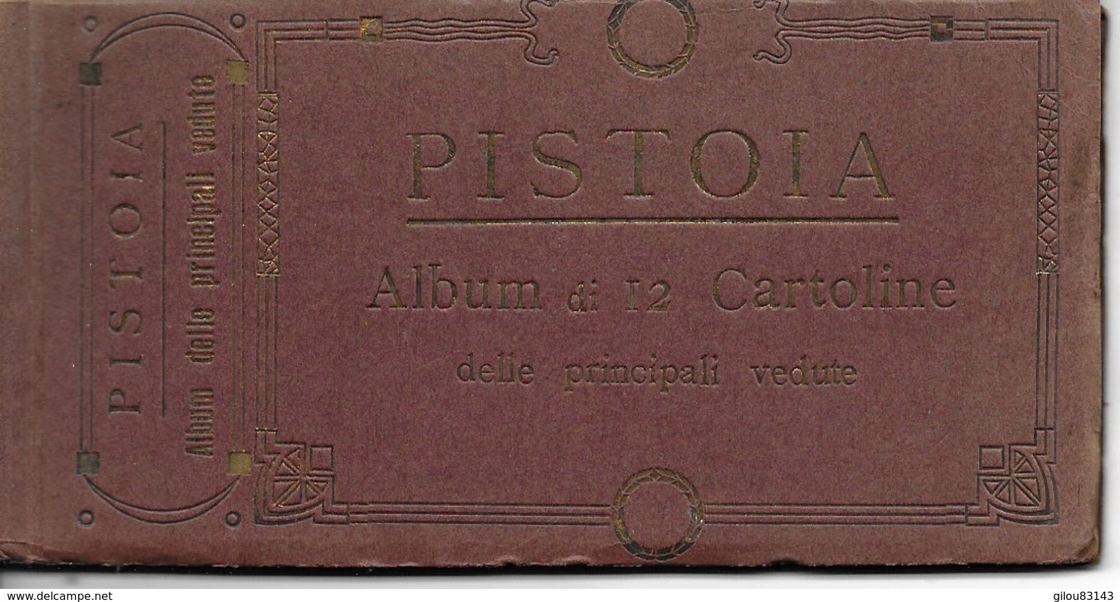 Italie, Toscane, Pistoia, Album, Carnet, 12 Vues, Divers Vues, Via, Rue           (bon Etat) - Pistoia