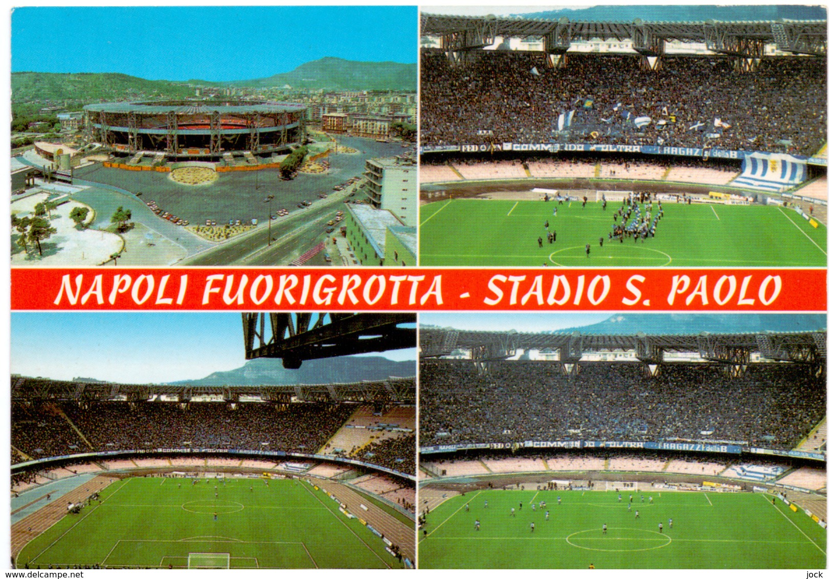 Postcard Stadium Napoli San Paolo Stadion Stadio - Estadio - Stade - Sports - Football -  Soccer - Calcio