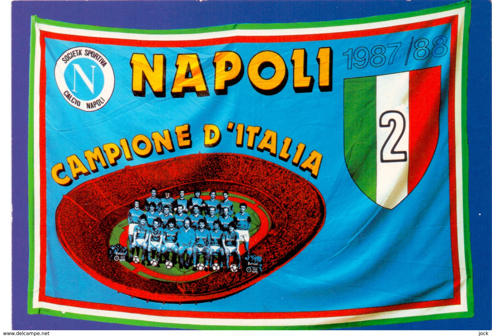 Postcard Stadium Napoli San Paolo Stadion Stadio - Estadio - Stade - Sports - Football -  Soccer - Calcio