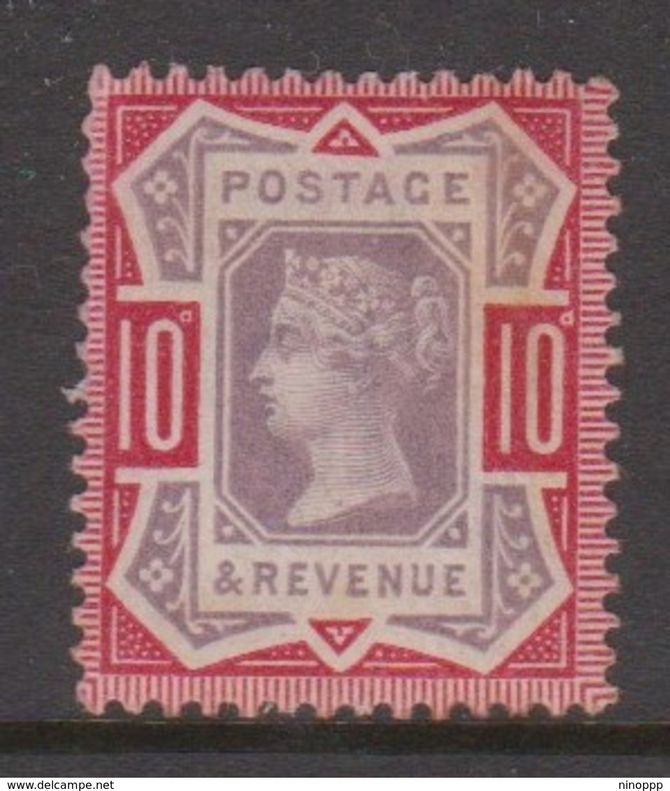 Great Britain SG 210 1890 10d Dull Purple And Carmine, Mint Hinged - Used Stamps