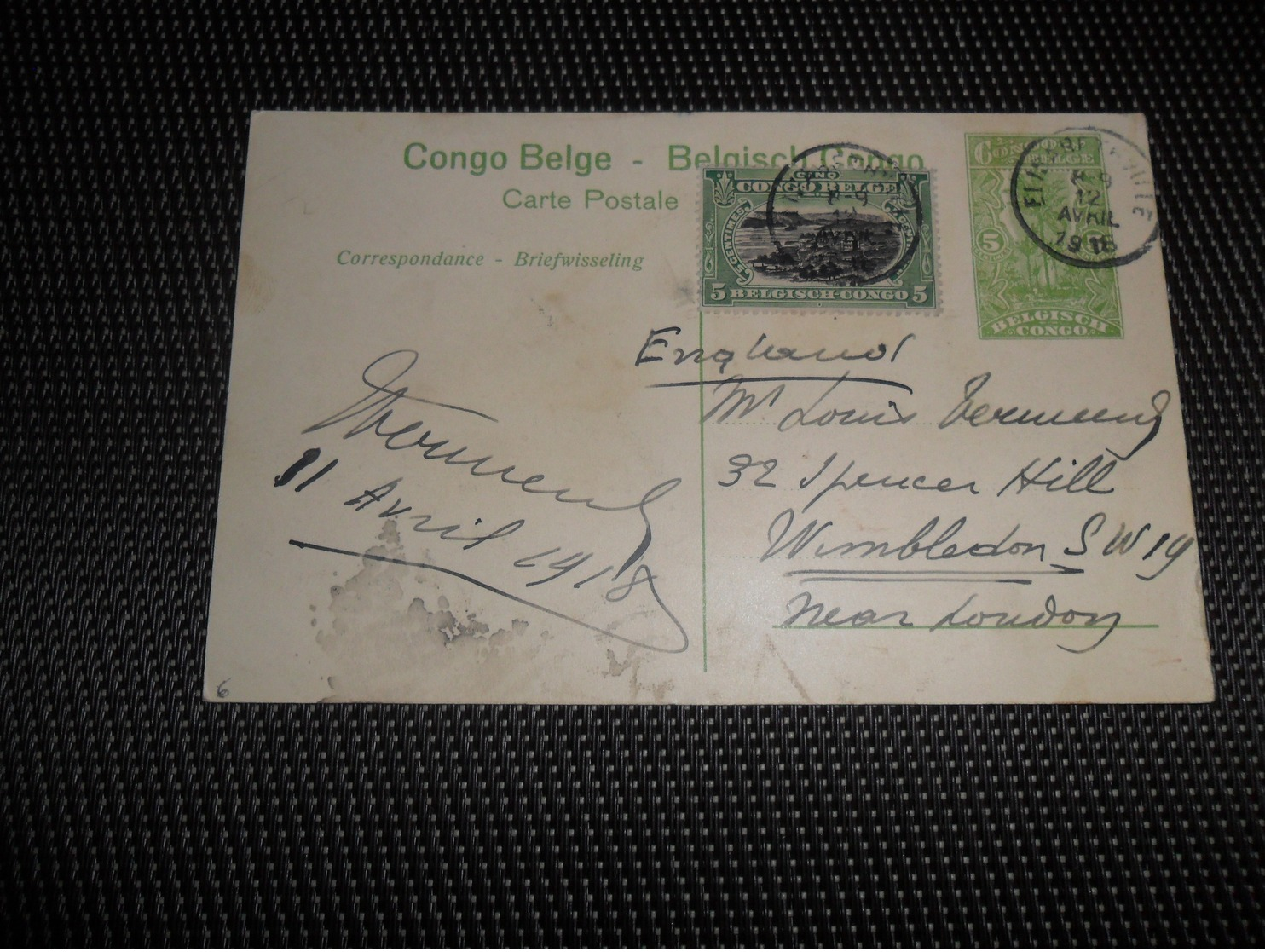 Congo Belge ( 1 )  Belgisch Kongo  -  Katanga  Train  Trein - Congo Belge