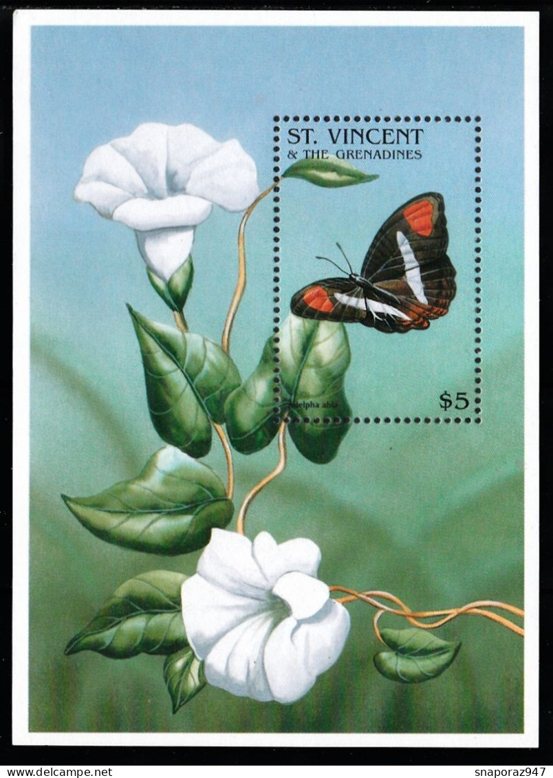 St.Vincent & Grenadines  Farfalle Butterflies Papillons MNH ** Ye77 - Farfalle