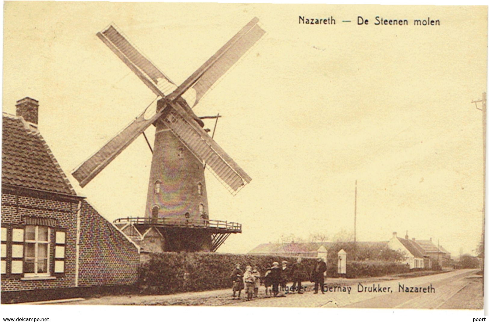 NAZARETH - De Steenen Molen - Verstuurd In 1943 - Nazareth