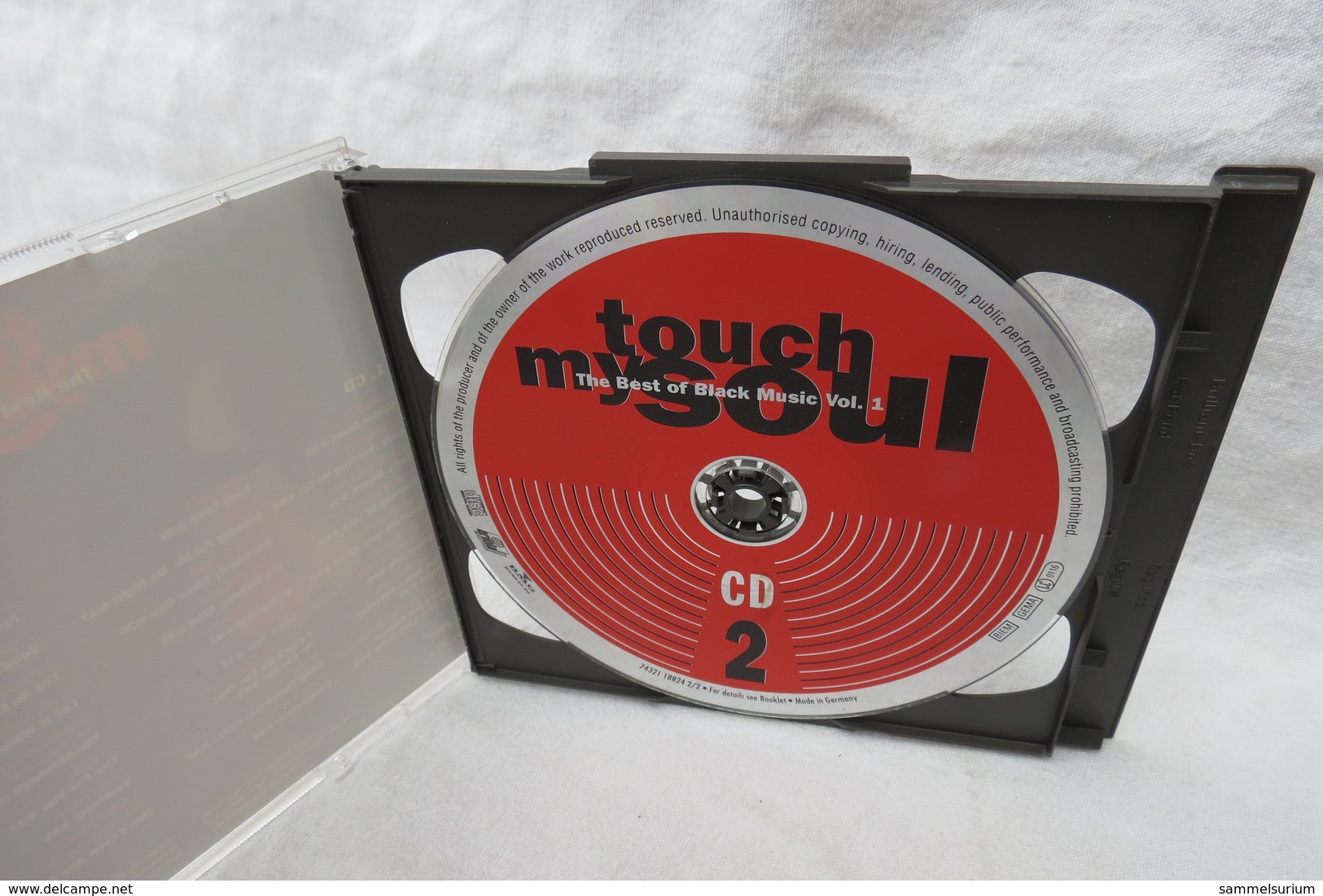 2 CDs "Touch My Soul" The Best Of Black Music Vol. 1 - Soul - R&B