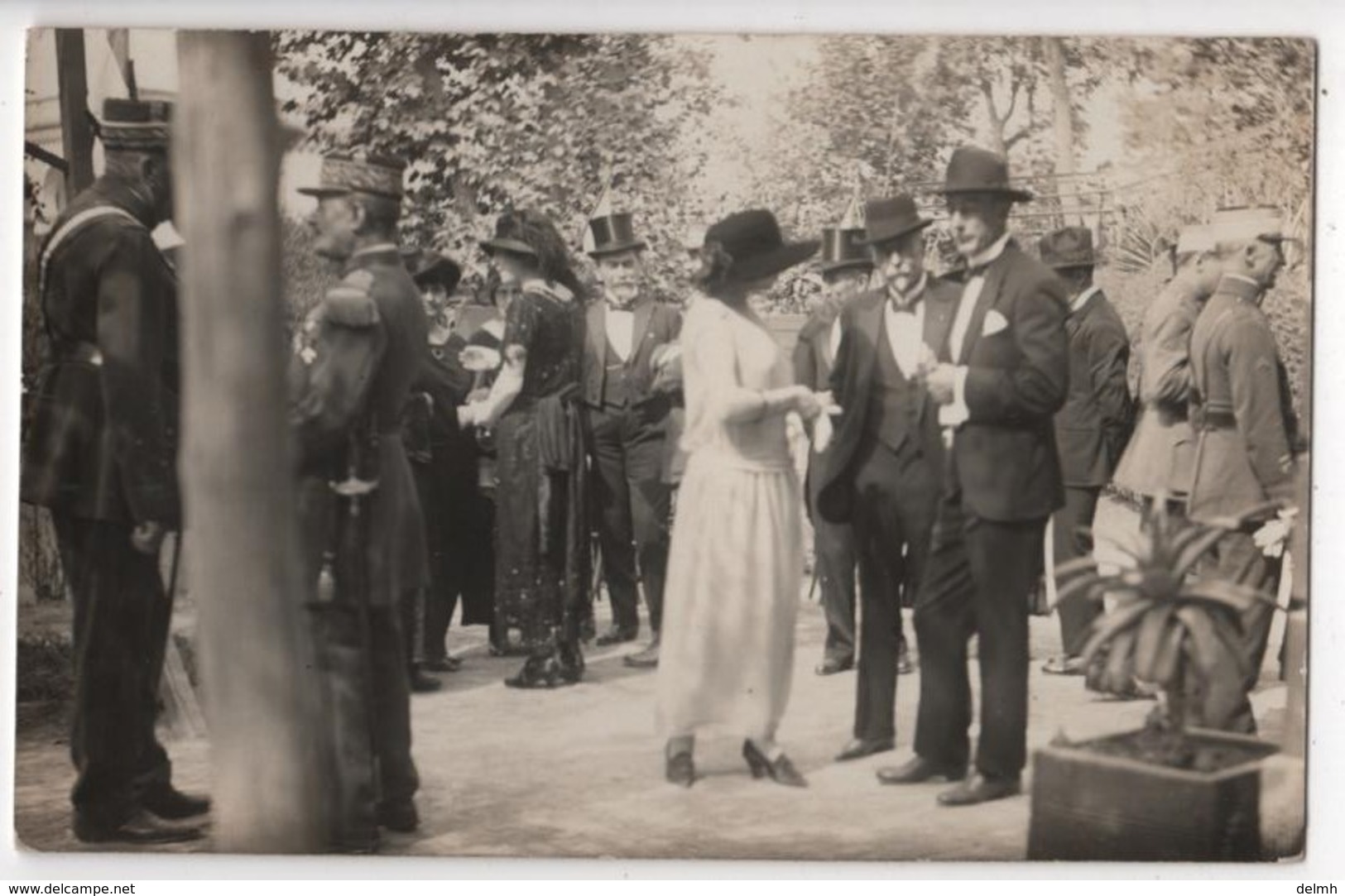 Carte Photo ALGERIE MOSTAGANEM 1922 Mariage Au Cercle Militaire Du 2ème Tirailleurs Algériens - Mostaganem