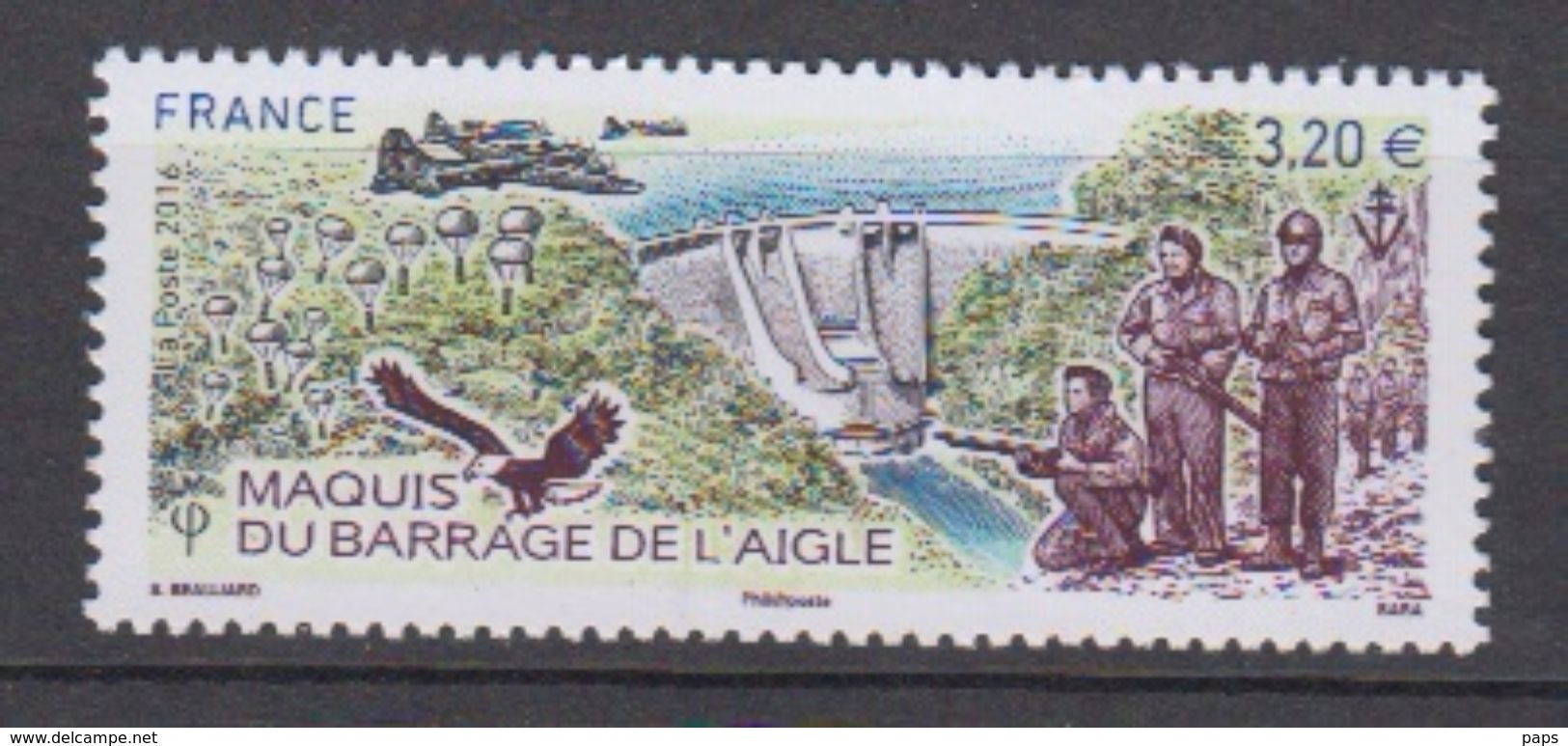 2016-N°5078** MAQUIS DU BARRAGE DE L'AIGLE - Unused Stamps