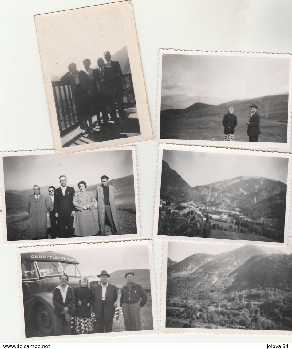 Lot De 6 Photos Format 8,5 X 6 Cm ANDORRE De 1950 - Lieux