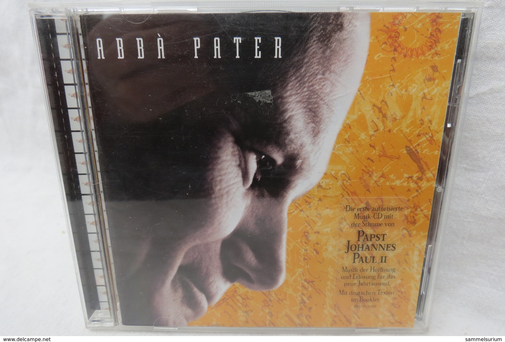 CD "ABBÀ PATER" Erste Autorisierte Musik CD Mit Der Stimme Von Papst Johannes Paul II., Mit Deutschem Text-Booklet - Sonstige & Ohne Zuordnung