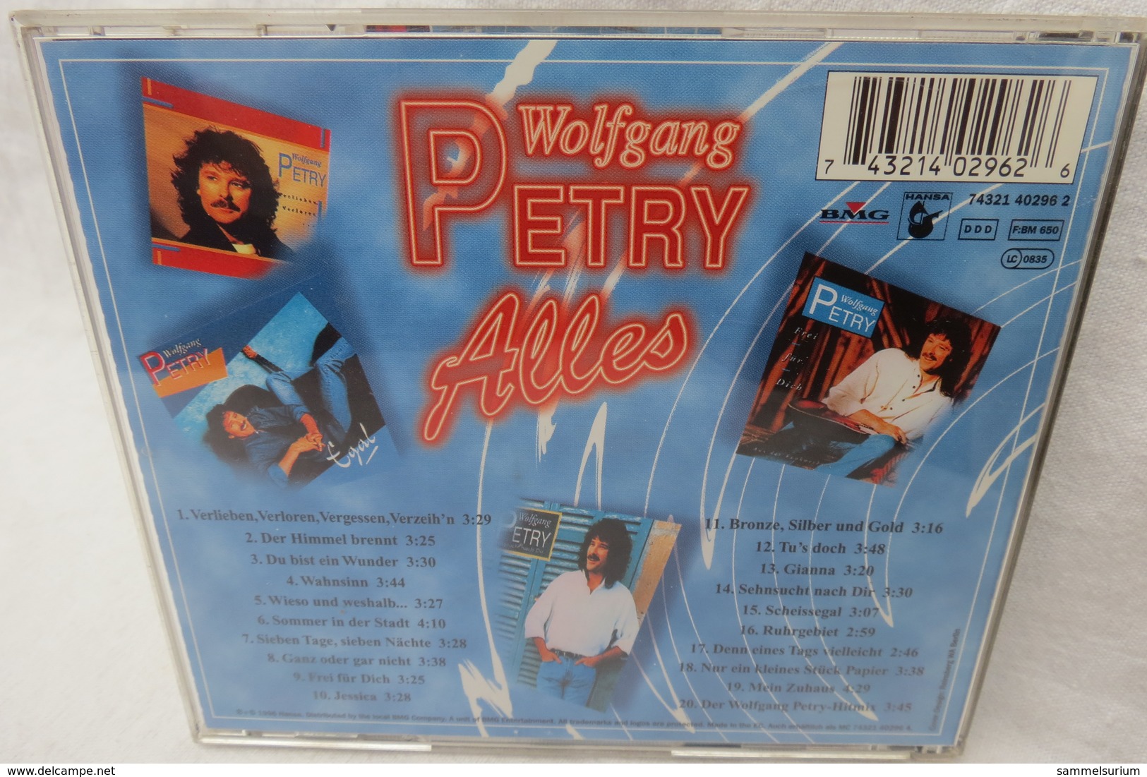 CD "Wolfgang Petry" Alles, 20 Jahre Wolfgang Petry Und Seine Größten Hits! - Andere - Duitstalig
