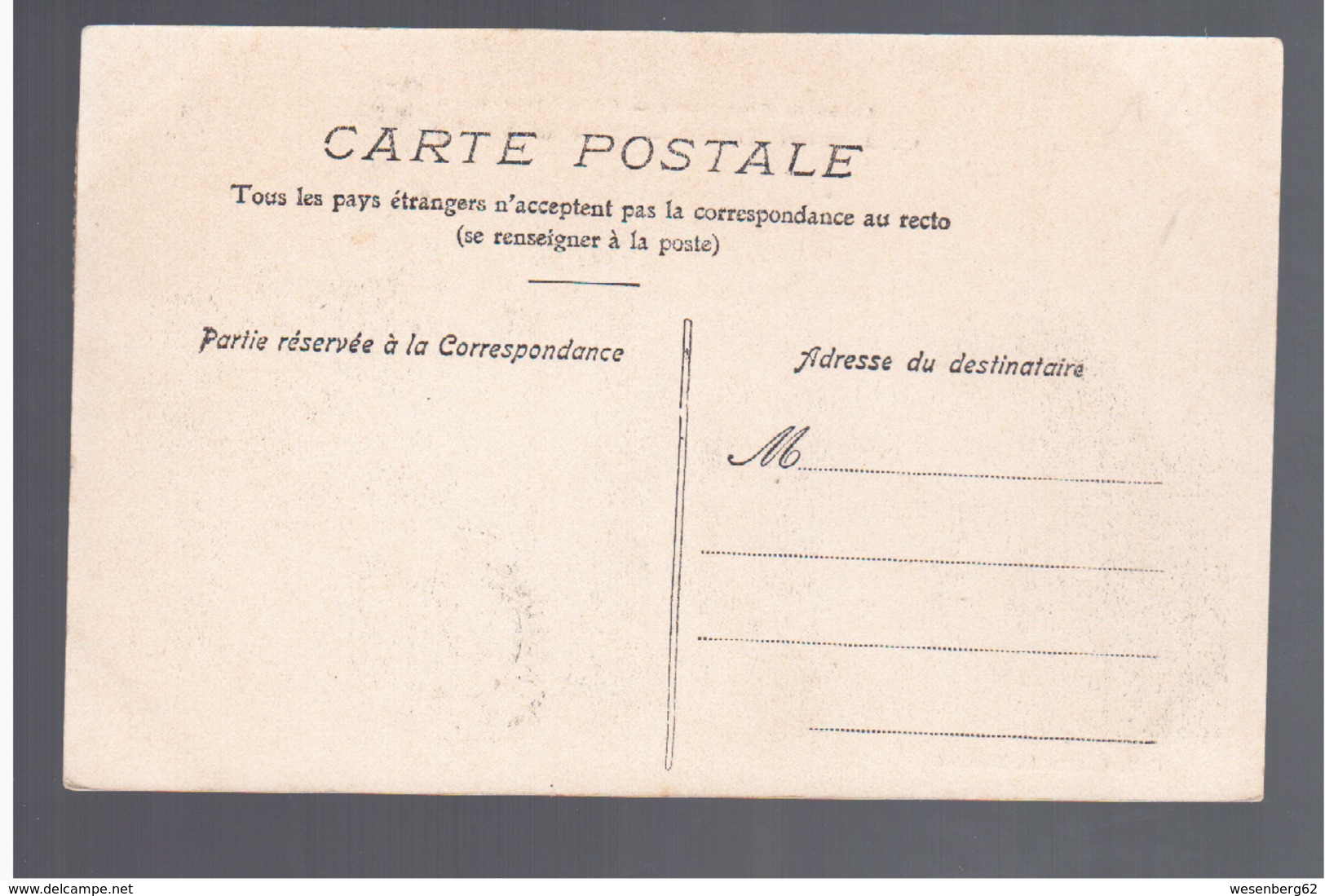 Cote D'Ivoire Poste De Niabley 1907 OLD POSTCARD - Côte-d'Ivoire