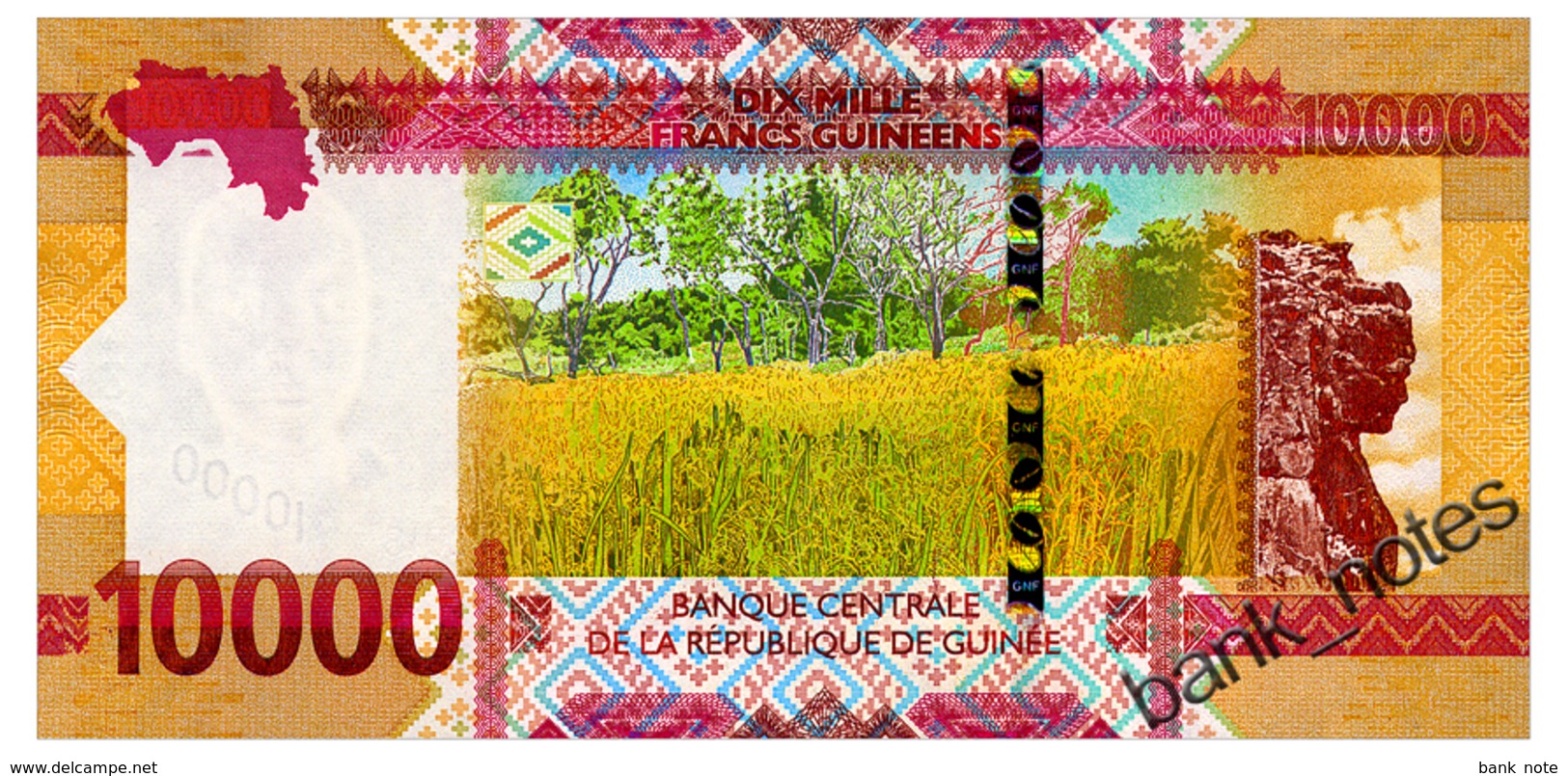 GUINEA 10000 FRANCS 2018 Pick New Unc - Guinea