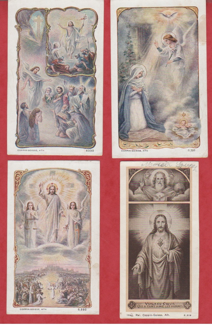 Image Pieuse - Lot De 16 Images - Editeur COPPIN-GOISSE A ATH - A1 - Devotion Images