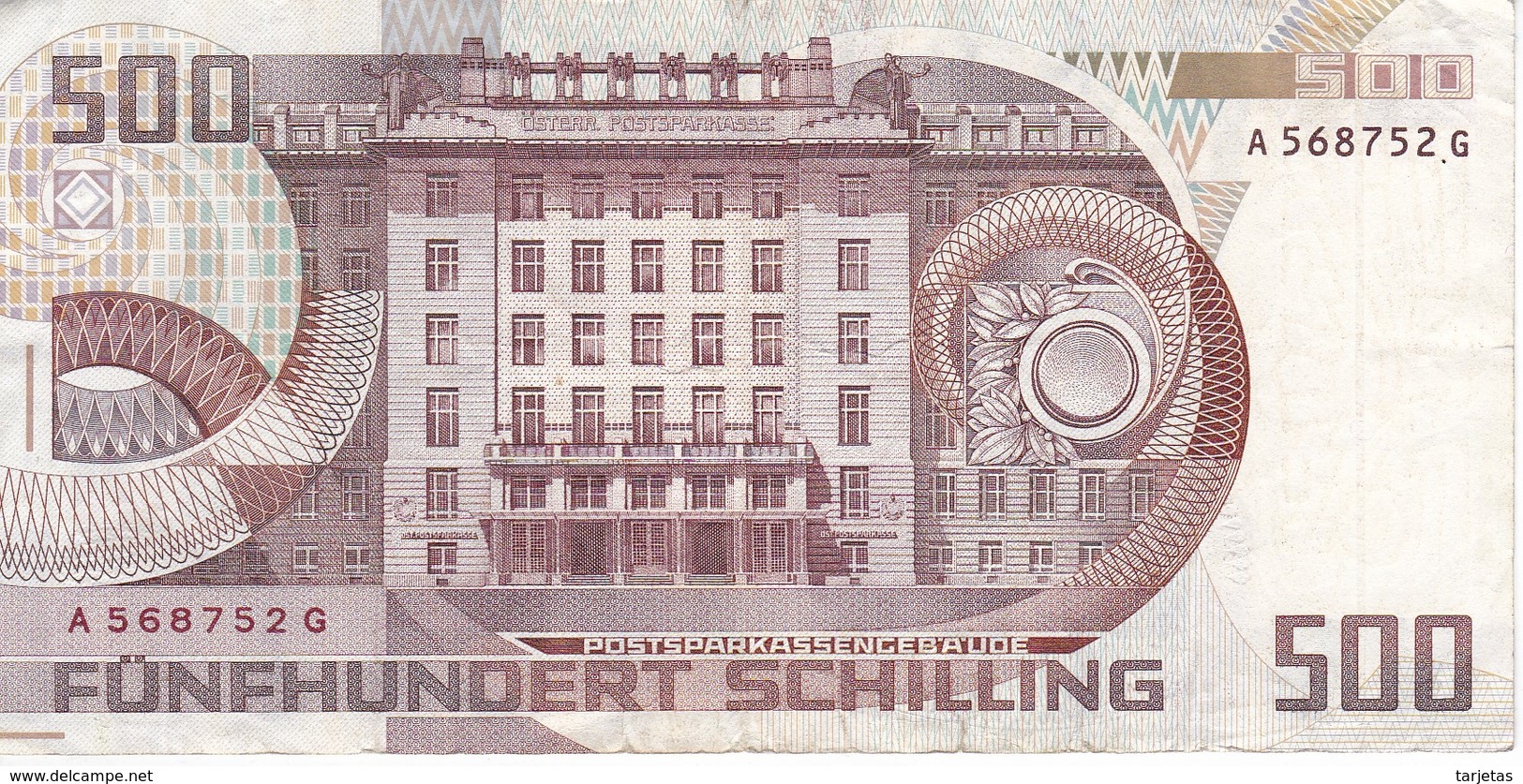 BILLETE DE AUSTRIA DE 500 SCHILLING DEL AÑO 1985 (BANKNOTE-BANK NOTE) - Autriche