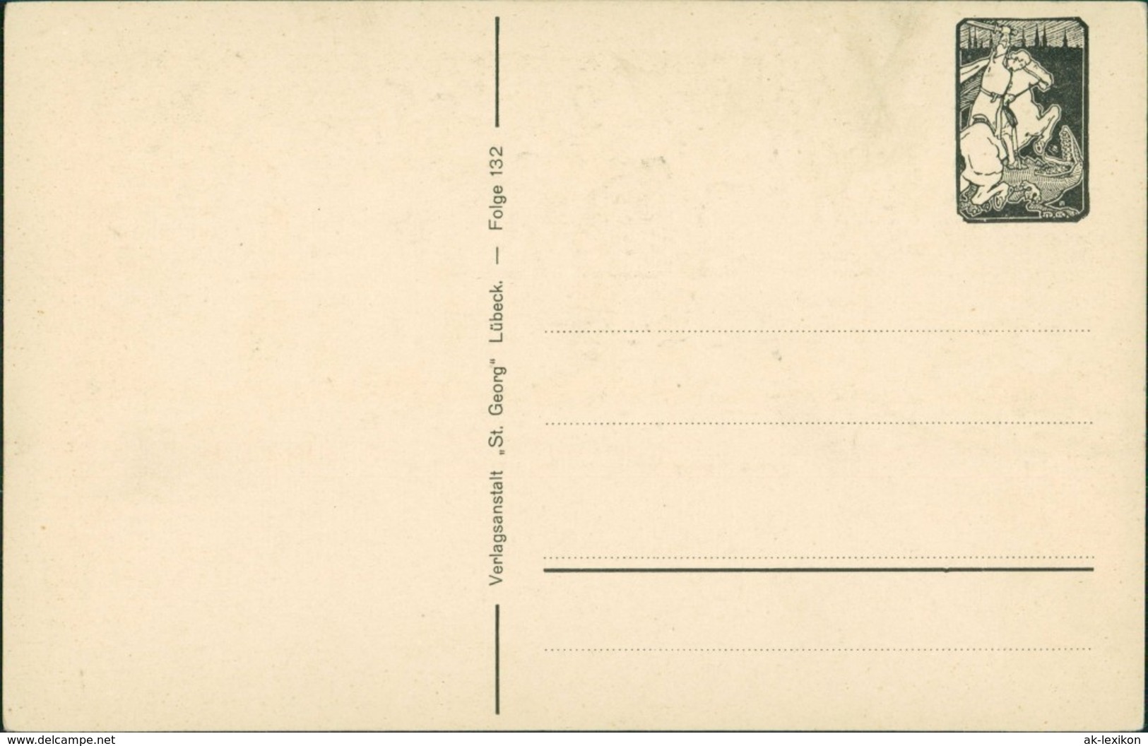  Scherenschnitt/Schattenschnitt-Ansichtskarten Künstlerkarte August 1922 - Scherenschnitt - Silhouette