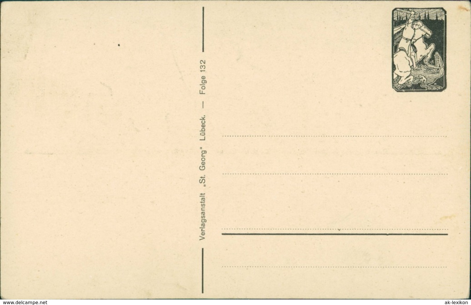  Scherenschnitt/Schattenschnitt-Ansichtskarten Künstlerkarte Februar 1922 - Scherenschnitt - Silhouette