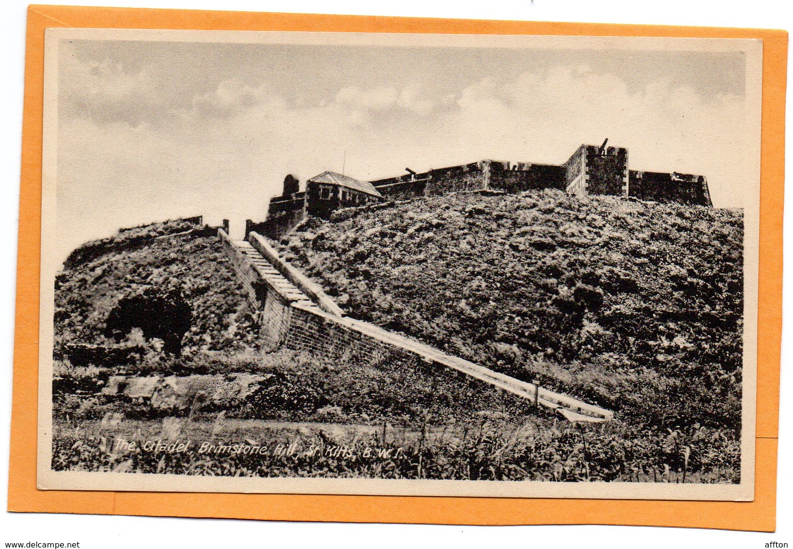 St Kitts 1910 Postcard - St. Kitts Und Nevis