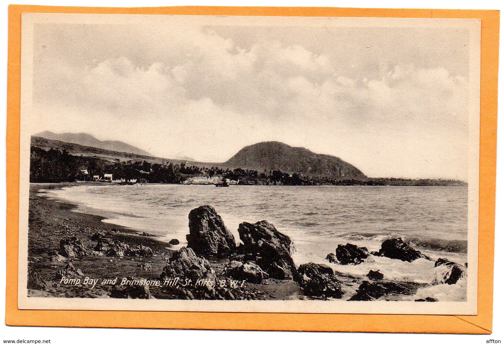 St Kitts 1910 Postcard - Saint Kitts And Nevis