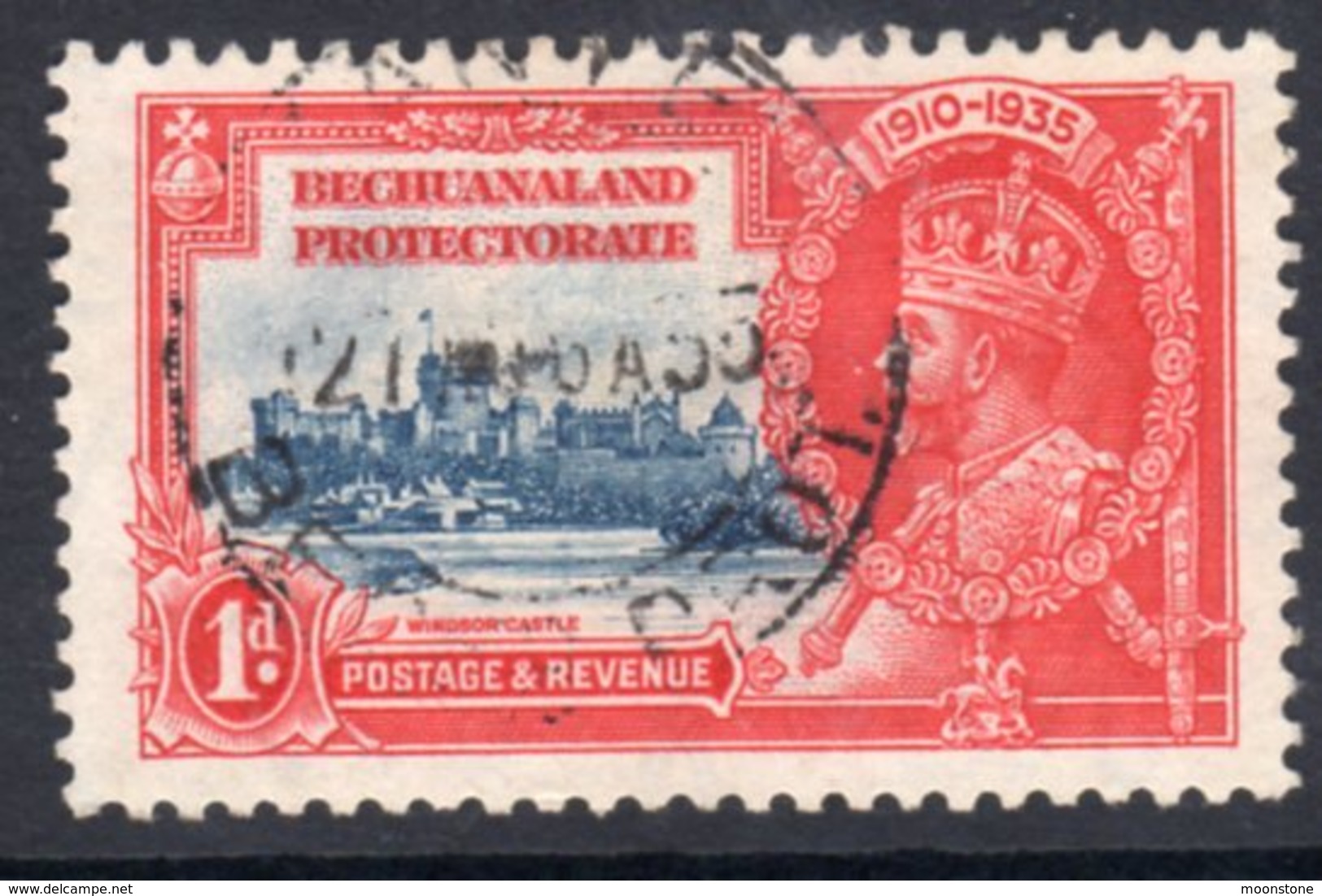 Bechuanaland GV 1935 Silver Jubilee 1d Value, Used, SG 111 (A) - 1885-1964 Protectorat Du Bechuanaland