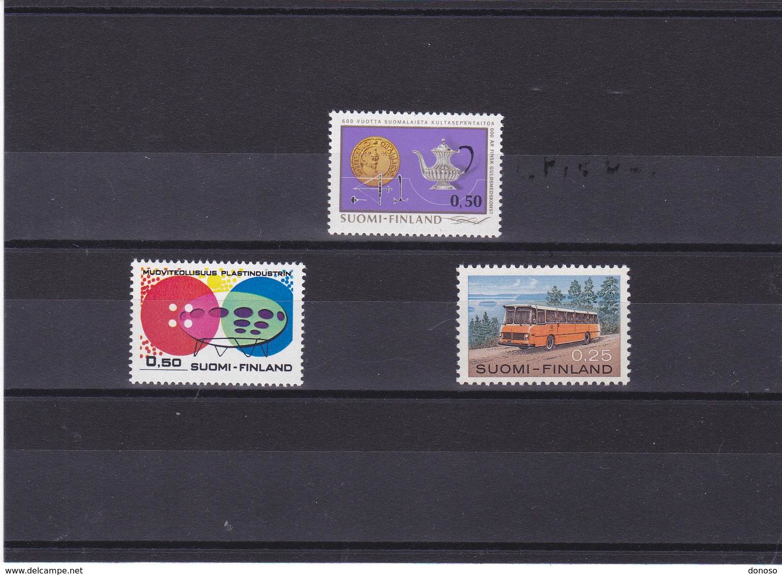 FINLANDE 1971 Yvert 661-662 + 664 NEUF** MNH - Neufs