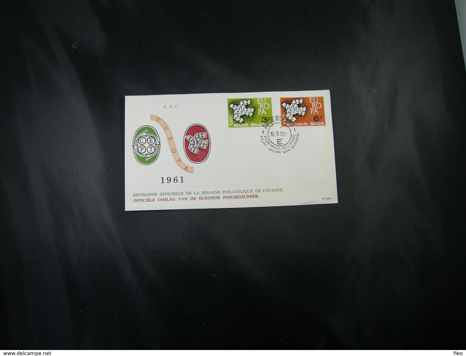 BELG.1961 1193/1194 FDC ( Anderlecht )  : " EUROPA 61 " - 1961-1970