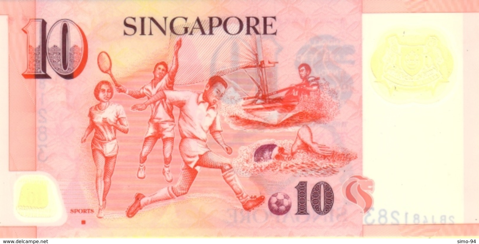 Singapore P.48b 10 Dollars 2004 Unc - Singapore