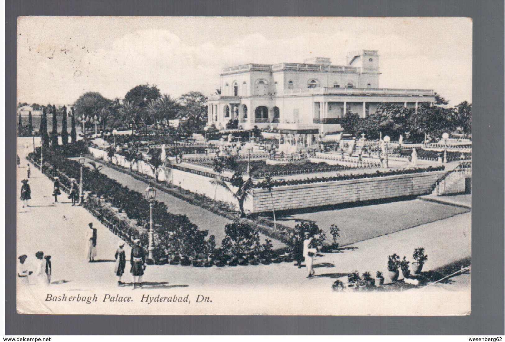 PAKISTAN Hyderabad Dn, Basherbagh Palace Ca 1910 OLD POSTCARD - Pakistan