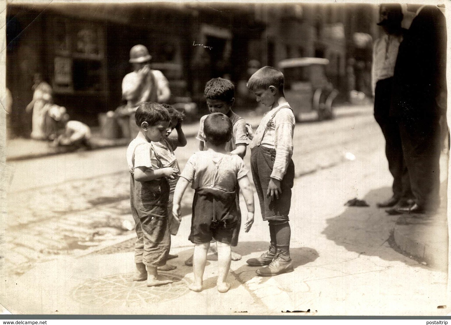 CHILDREN  PROBEBLY LONDON LONDRES   NIÑOS KIDS   Fonds Victor FORBIN (1864-1947) - Sin Clasificación