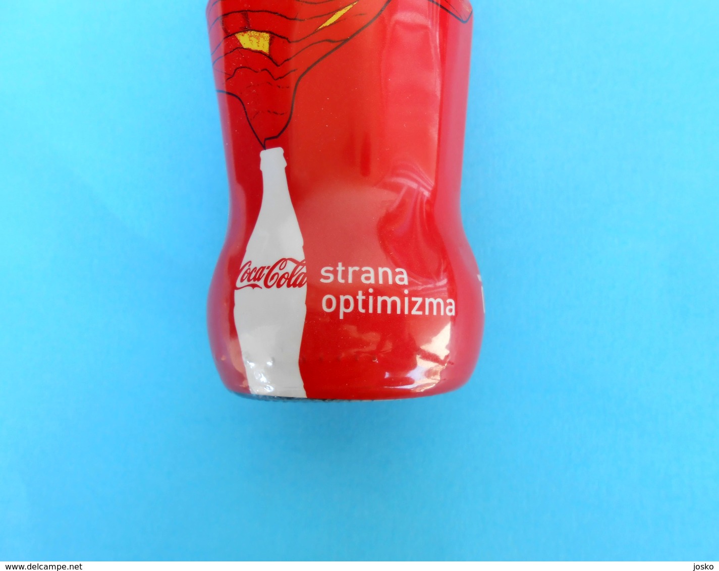 CROATIAN ISSUE ... SIDE OF OPTIMISM No.1 ... Coca-Cola FULL Wrapped Glass Bottle 0.25l  RRRR - Bottiglie