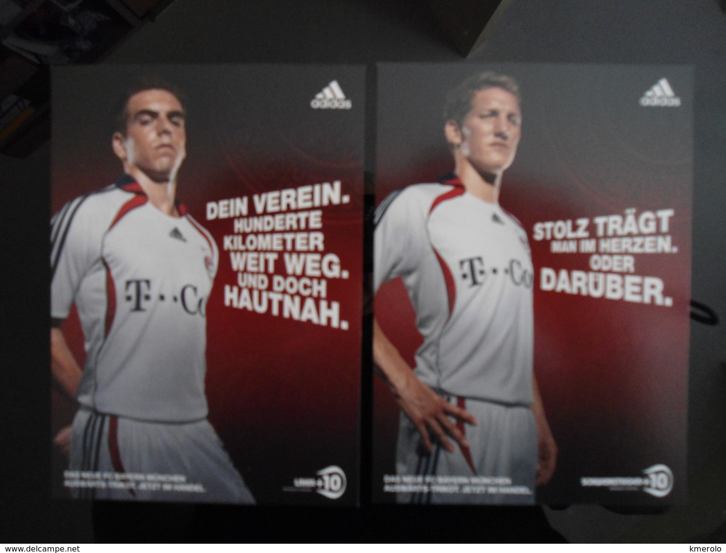 ADIDAS Lot De 2 Cartes Postales - Pubblicitari