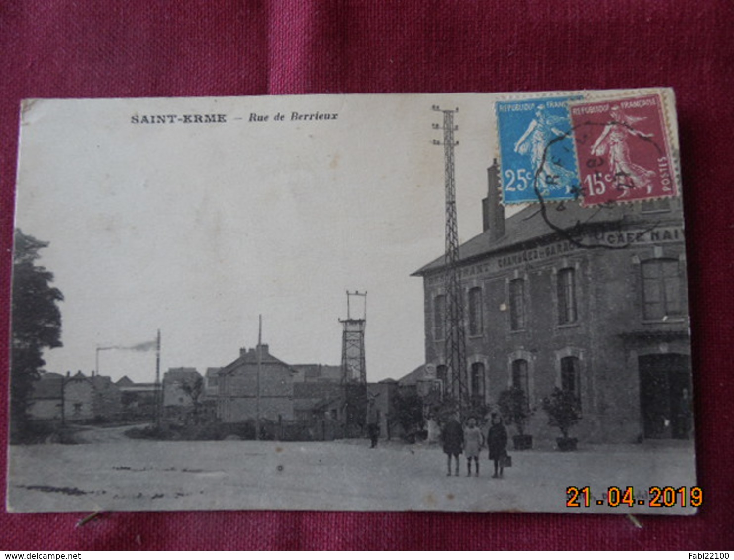 CPA - Saint-Erme - Rue De Berrieux - Autres & Non Classés