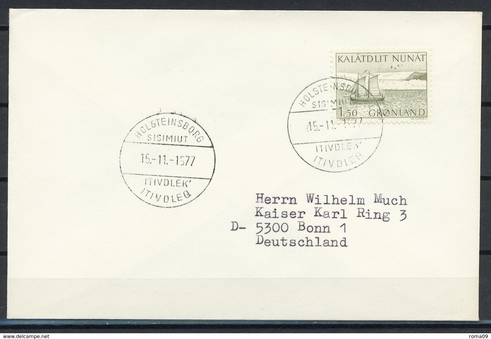 Grönland, MiNr. 87 Auf Brief Nach Deutschland; B-346 - Storia Postale