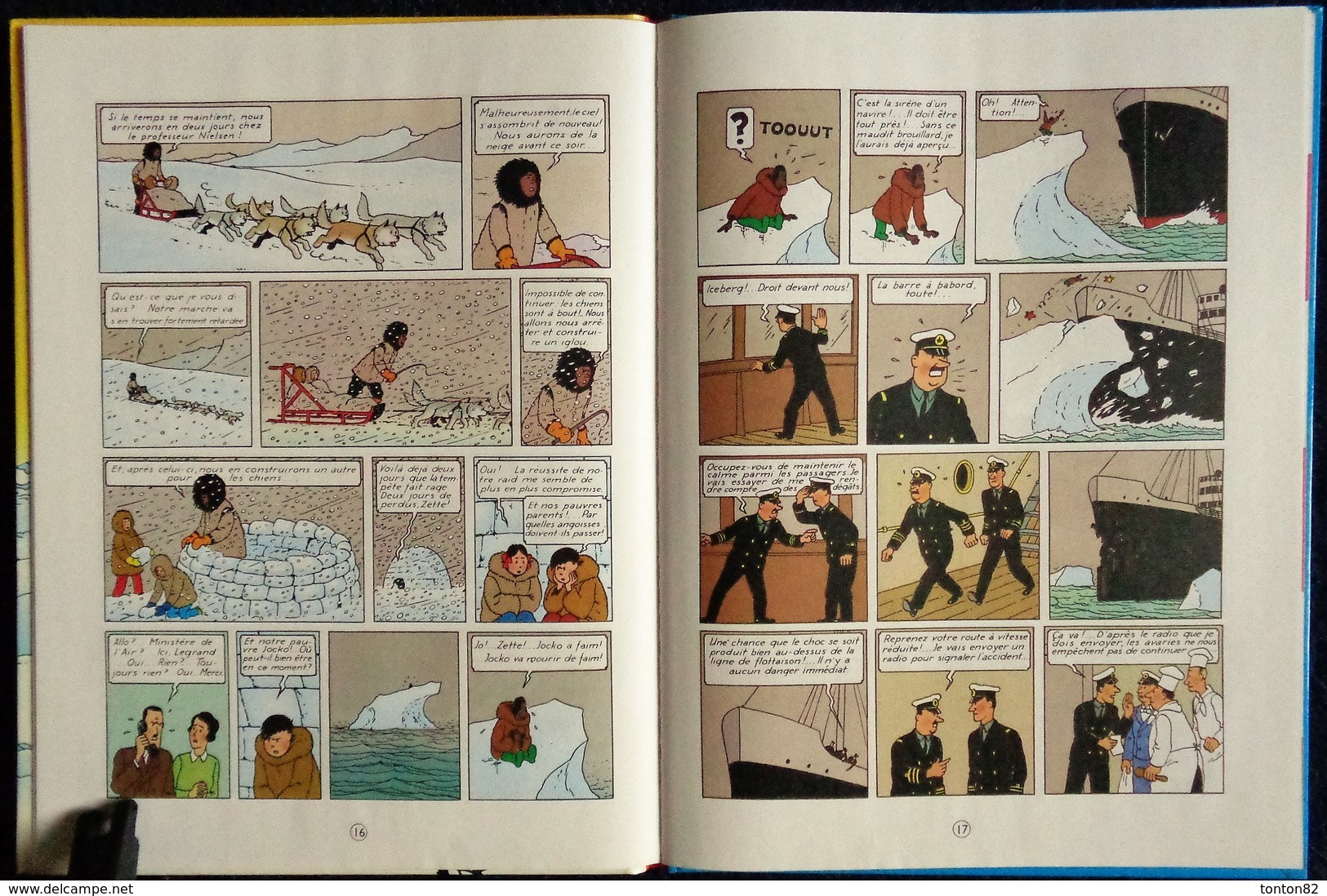 Hergé - Le Stratonef H. 22 / 2e épisode - " Destination New-York " - Les Aventures De Jo, Zette Et Jocko - Casterman . - Jo, Zette & Jocko