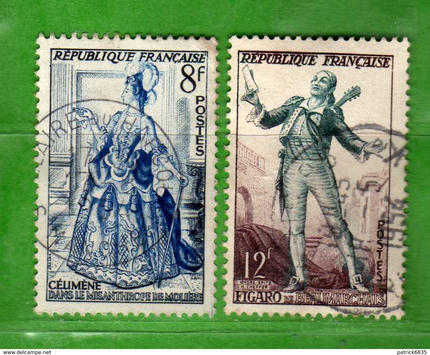 France °- 1953 - Yvert. 956-957 . Obliterer. Vedi Descrizione. - Used Stamps