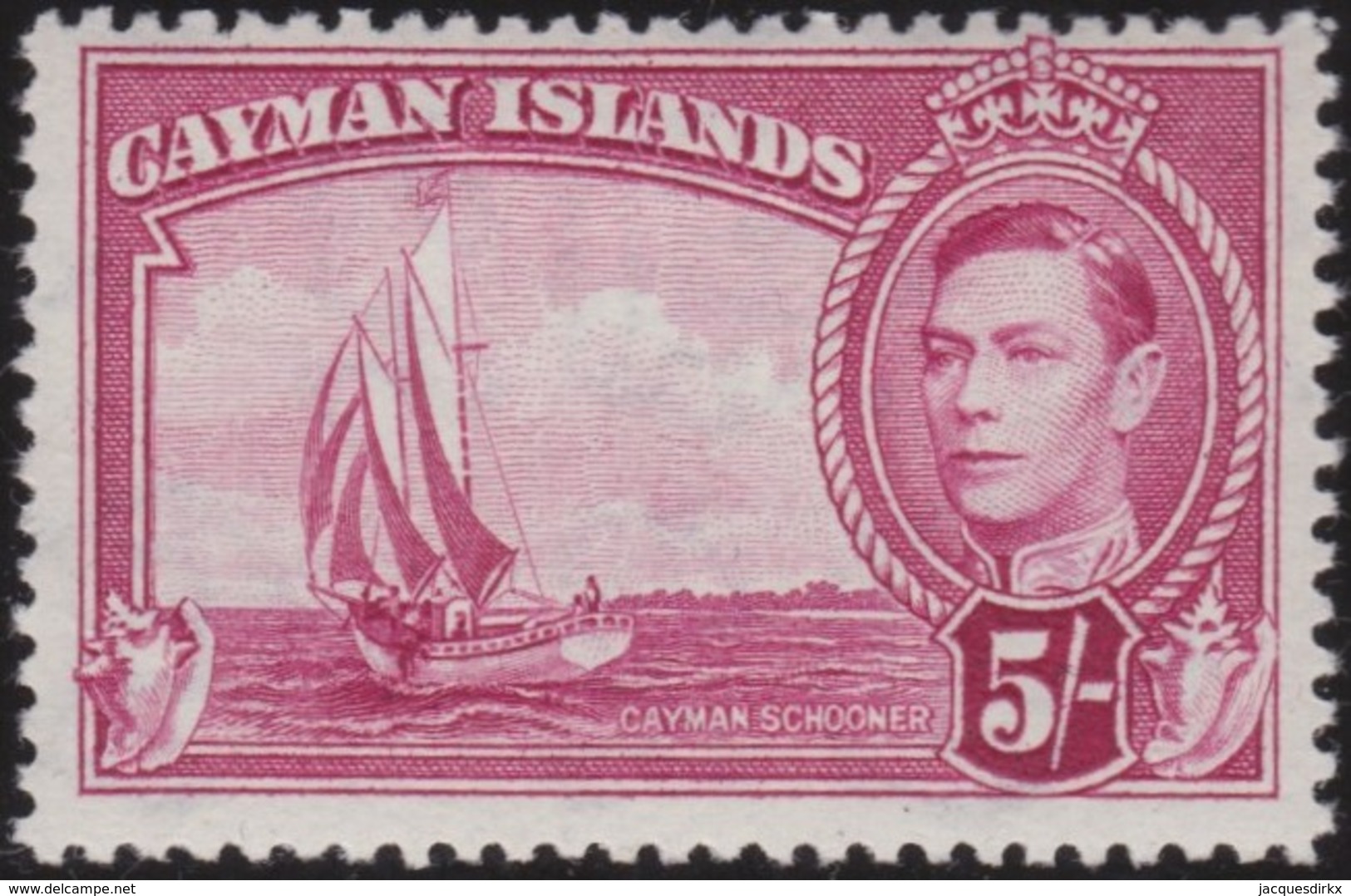 Cayman  Islands    .   SG  .   125      .   *     .    Mint-hinged     .   /    .   Ongebruikt - Kaaiman Eilanden