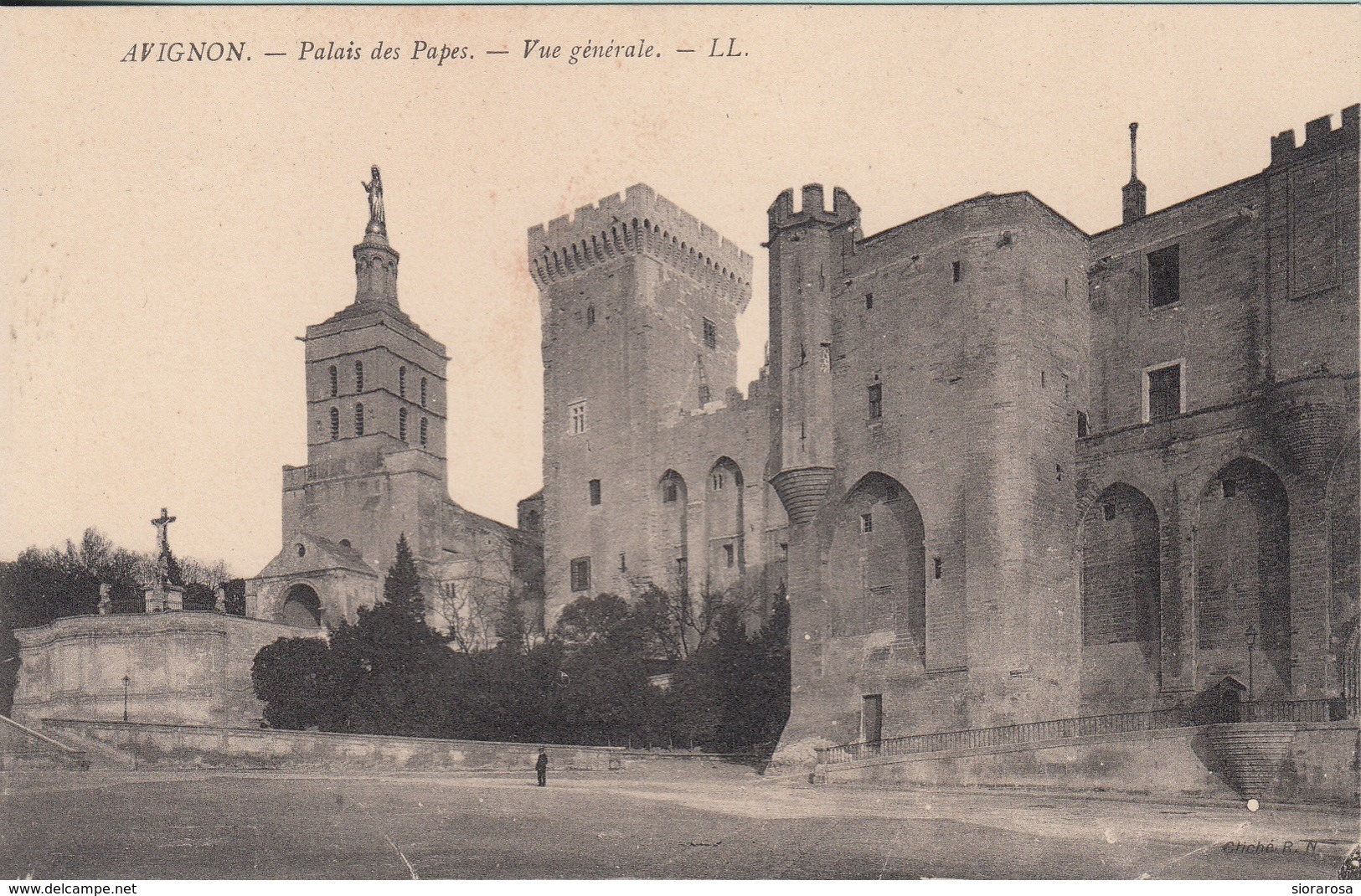 Francia - Avignone - Palais Des Papes - Vue Generale - L.L. - Castelli