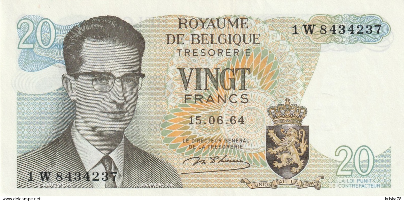 20 Francs 1964 - 20 Franchi