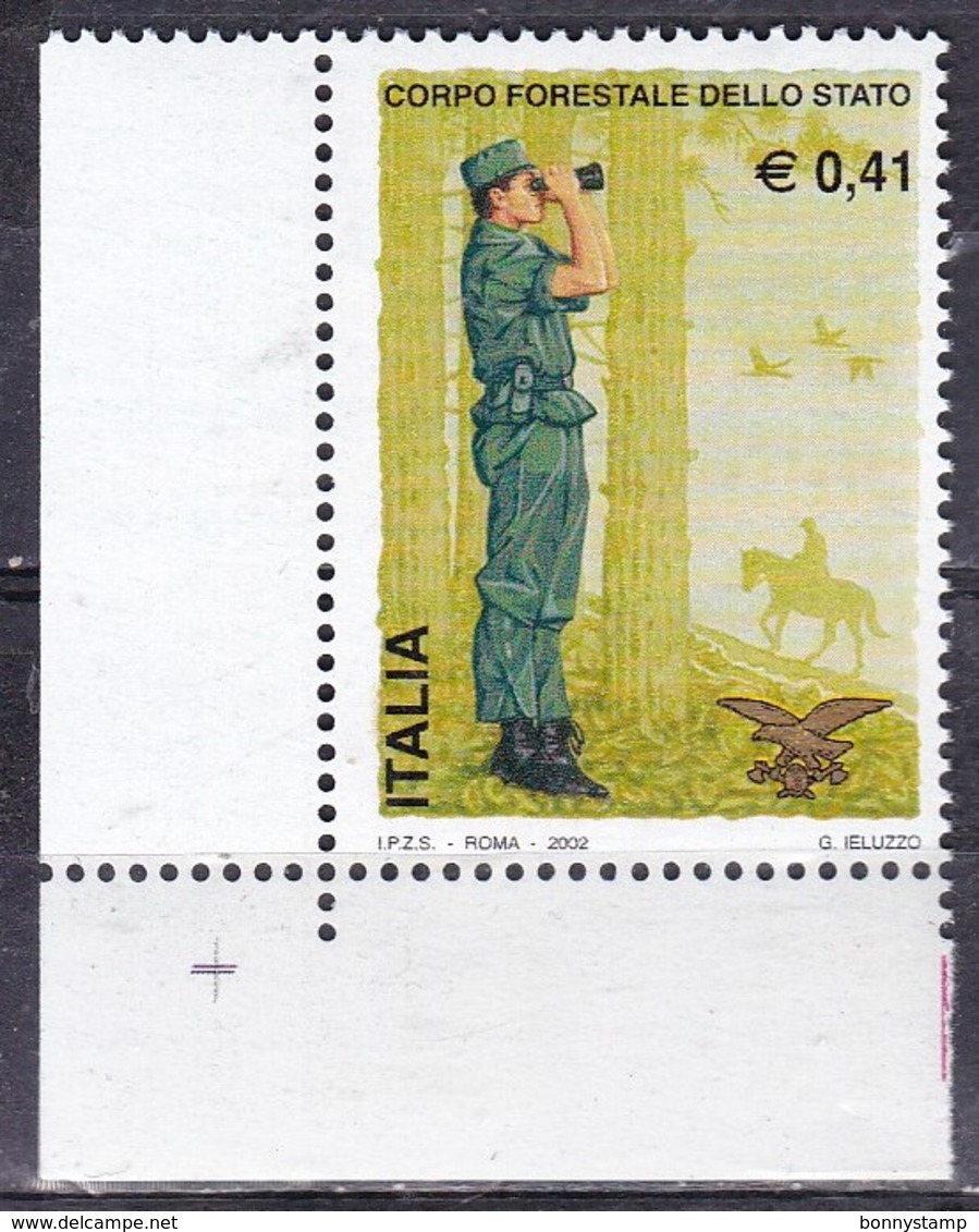 Repubblica Italiana, 2002 - Corpo Forestale Dello Stato - MNH** Nr.2694 - 2001-10:  Nuovi