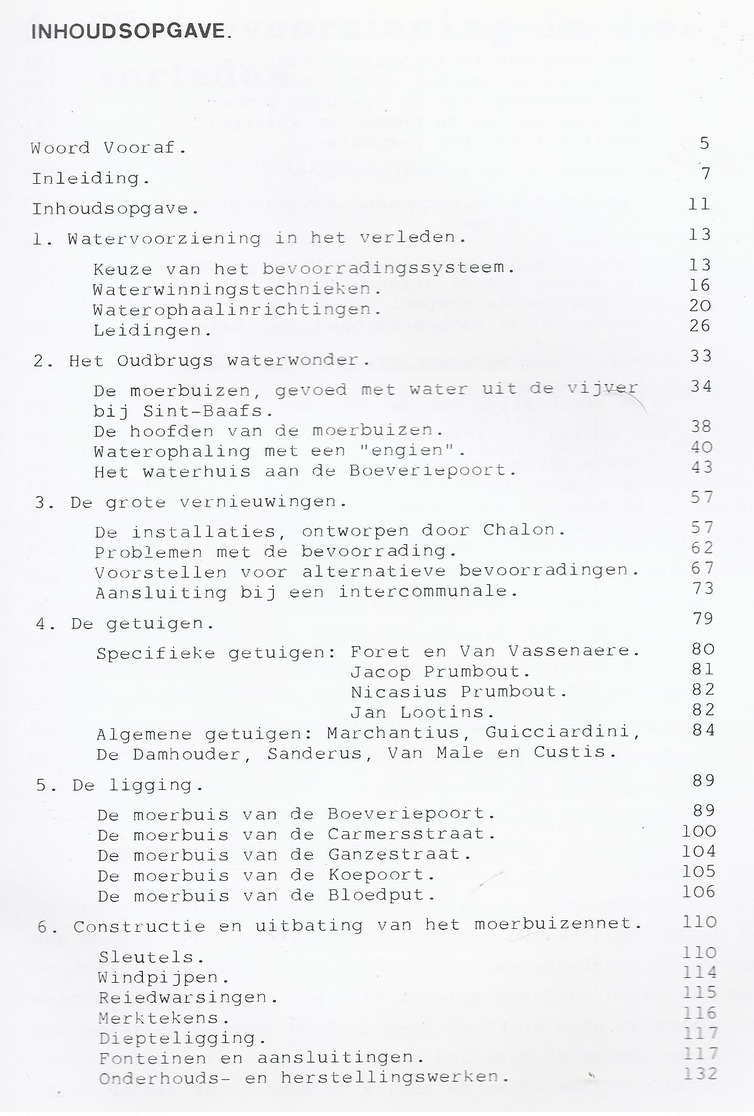 1983 Watervoorziening Te Brugge Van De 13-de Tot De 20-ste Eeuw - Ernest Vandevyvere - Histoire