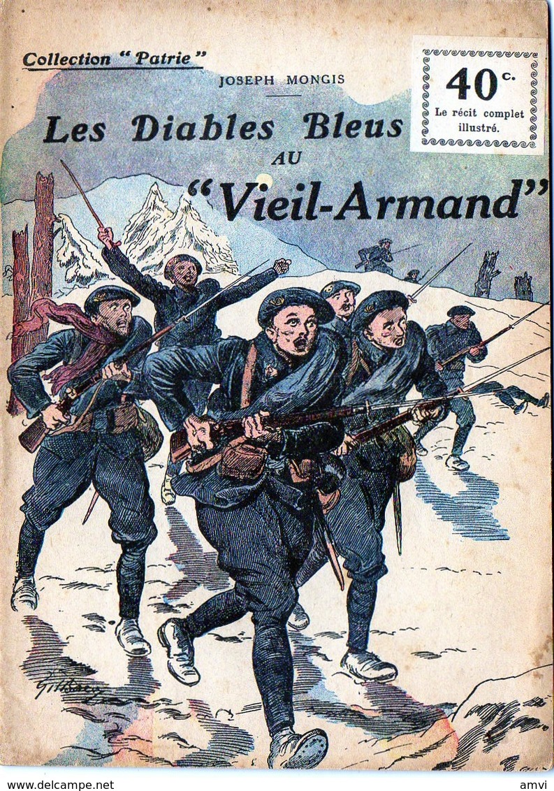 E03 Collection "Patrie". Rouff. Guerre 1914-1918 N° 25 Les Diables Bleus Au Vieil Armand 1917 - Guerre 1914-18