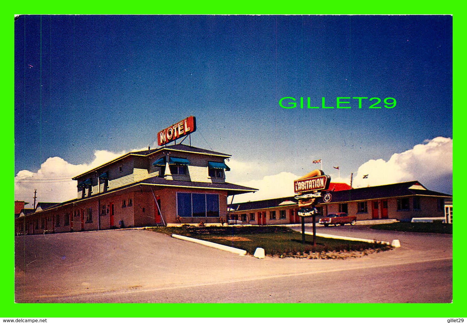 QUÉBEC - MOTEL L'ABITATION - PLASTICOLOR BY CARLE'S - COLOR BY L. GOULET - - Québec - La Cité