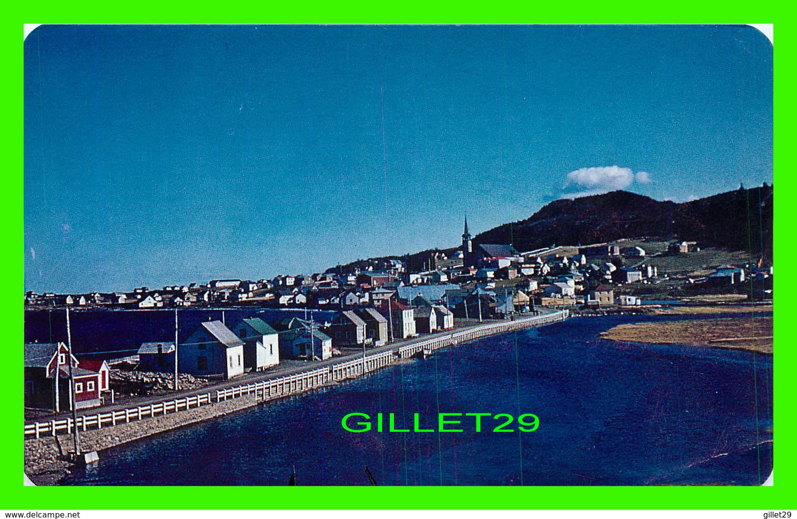 RIVIERE-AUX-RENARDS, QUÉBEC - VUE DU VILLAGE, NAMED FOX RIVER - AL CASSIDY - - Autres & Non Classés