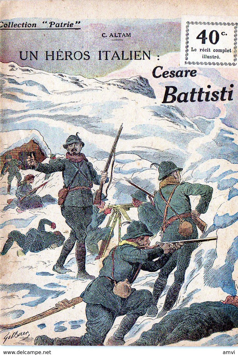 E03 Collection "Patrie". Rouff. Guerre 1914-1918 N° 10 Un Heros Italien Césare Battisti - War 1914-18