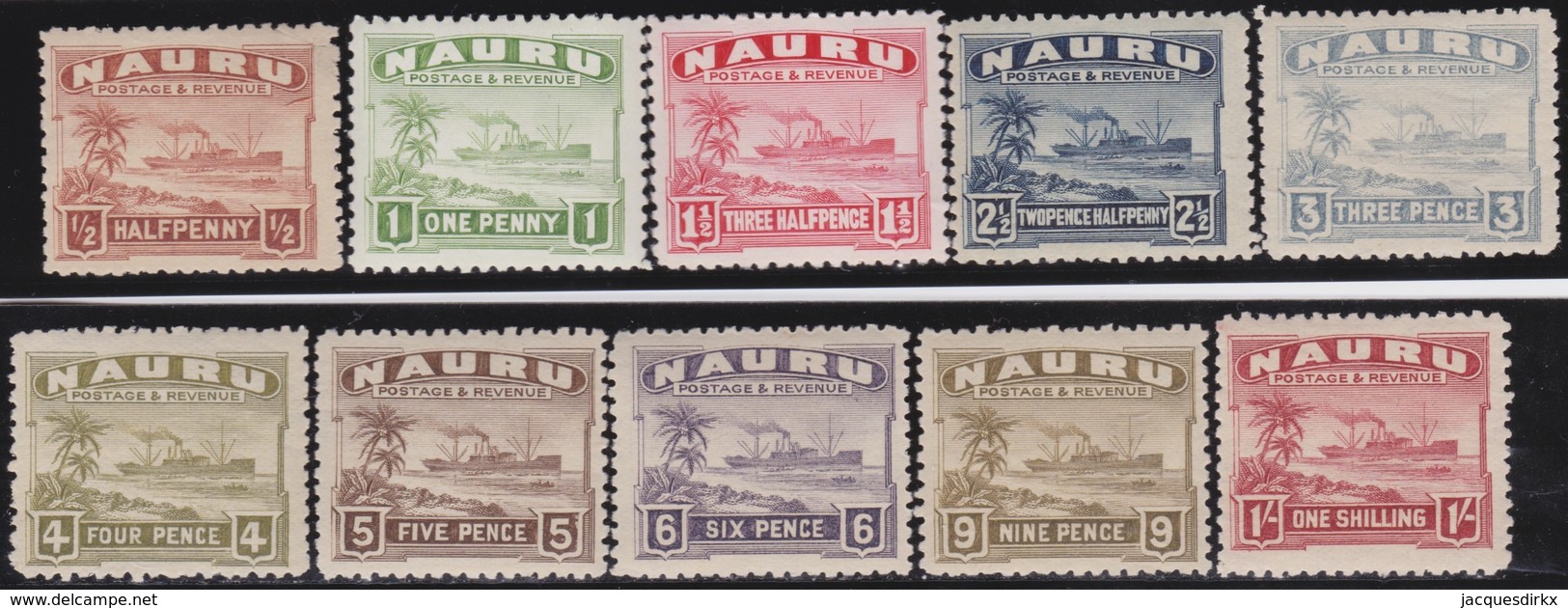 Nauru    .   SG  .    26A/36A , 29A Missing      .   *     .  Mint-hinged         .   /    .   Ongebruikt - Nauru