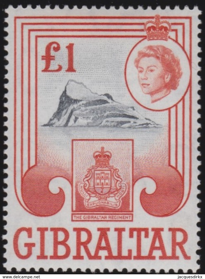 Gibraltar    .   SG  .    160/173  (2 Scans)     .   *       . Mint-hinged        .   /    .  Ongebruikt - Gibraltar