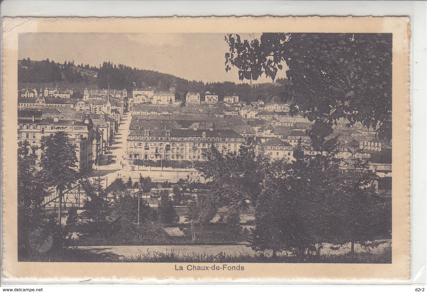 LA CHAUX-DE-FONDS  - VUE DE 1913 - Autres & Non Classés