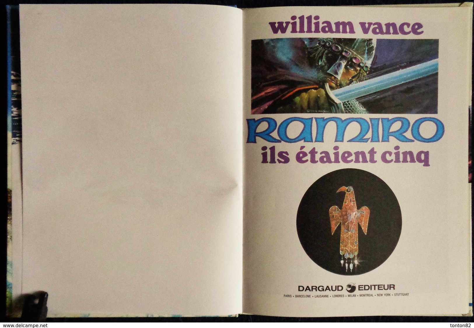 William Vance - RAMIRO - ( 7 ) - Ils étaient Cinq - Éditions Dargaud - ( E.O. 1984 ) . - Sonstige & Ohne Zuordnung