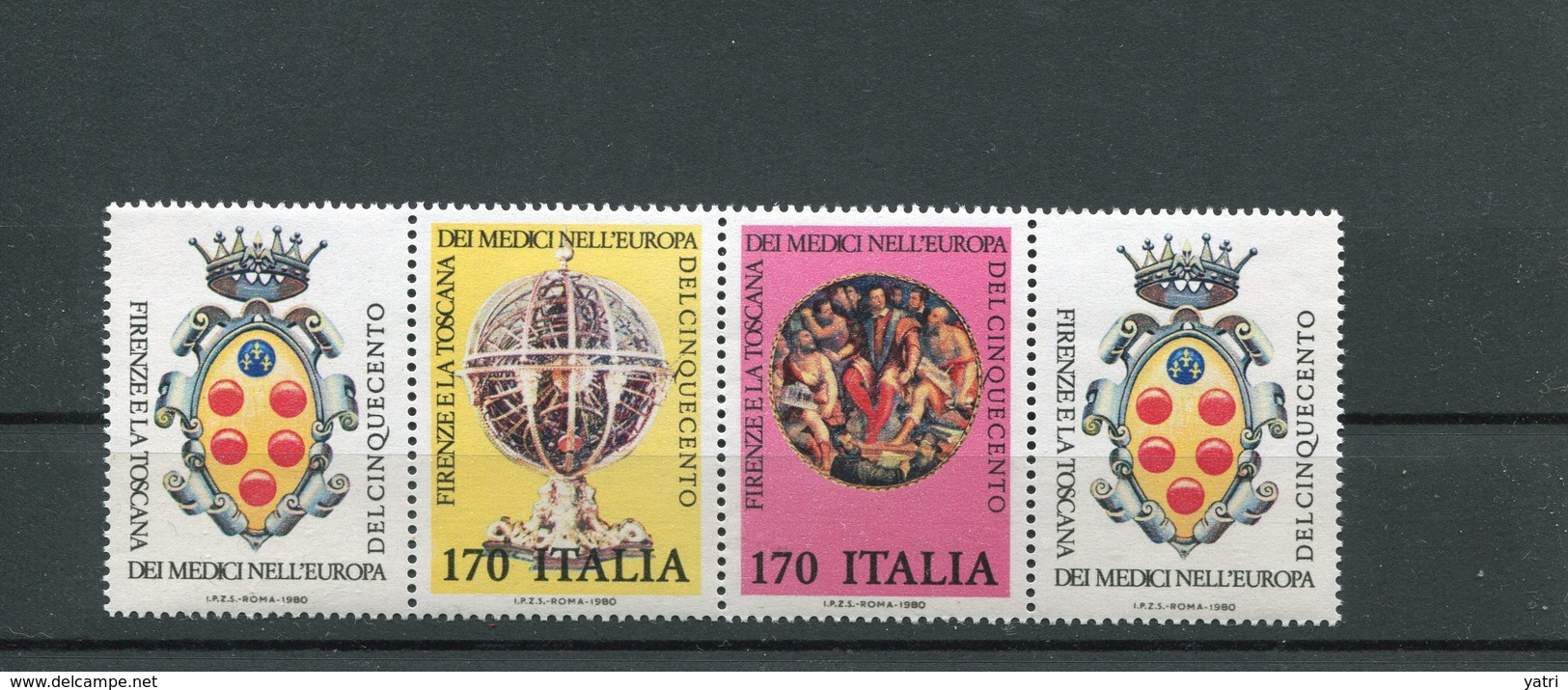 Italia Repubblica (1980) - Firenze E La Toscana Dei Medici ** - 1971-80: Mint/hinged