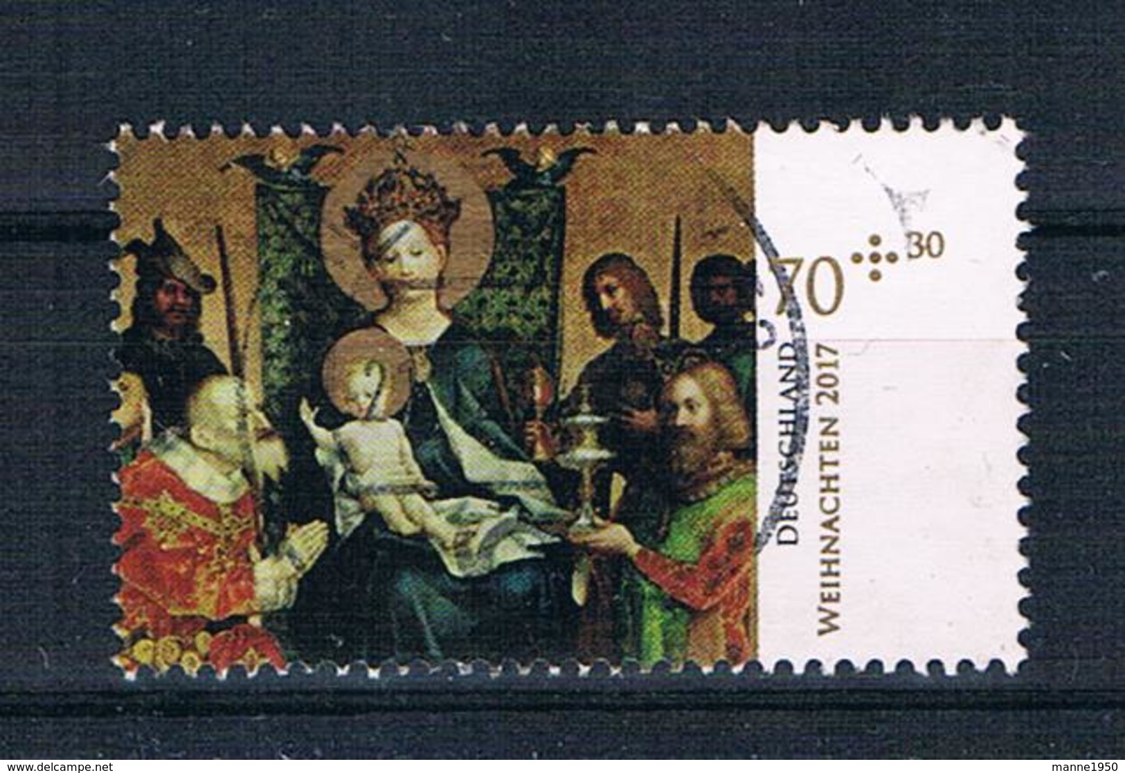 BRD/Bund 2017 Weihnachten Mi.Nr. 3340 Gest. - Used Stamps